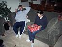 Opening gifts with Dave & Jen (94KB)