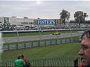 Jean Alesi accelerating out of turn 10, Friday practice (64KB)